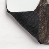 Tapis De Souris Otter mignonne avec Coeurs d'Amour Rose (Coin)