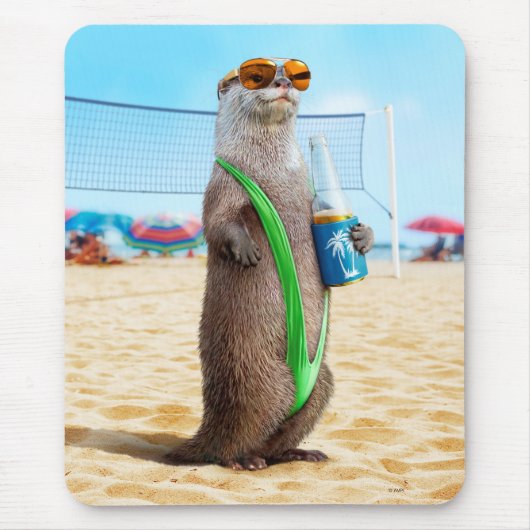 Tapis De Souris Otter portant Mankini (Devant)