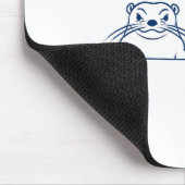 Tapis De Souris Otters Otter Help Each Otters Funny Saying  (Coin)