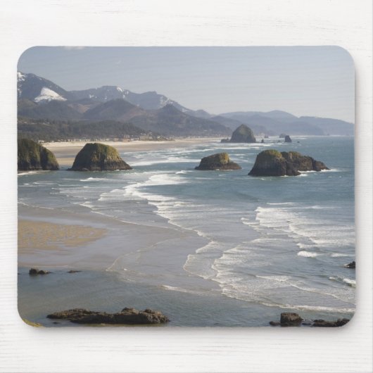 Tapis De Souris OU, Côte de l'Oregon, Parc d'état Ecola, vue sur (Devant)