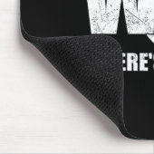 Tapis De Souris Où est le poisson Hommes Cadeaux drôles de pêche F (Coin)