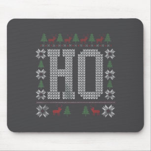 Tapis De Souris Où est mon mec à Noël_ Ho Joyeux Noël Couple de va