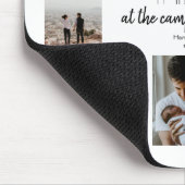 Tapis De Souris Où tout a commencé l'amour Histoire Photo Collage (Coin)