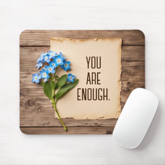 Tapis De Souris Oubliez-Moi-Nots Avec Un Devis (Avec souris)