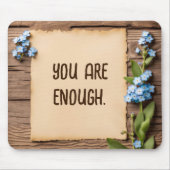 Tapis De Souris Oubliez-Moi-Nots Avec Un Devis (Devant)