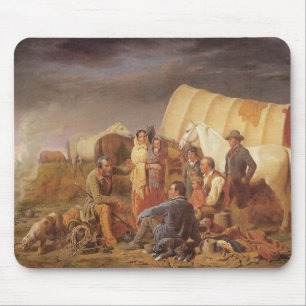 Tapis De Souris Ouest de l'Amérique vintage, conseils sur les Prai