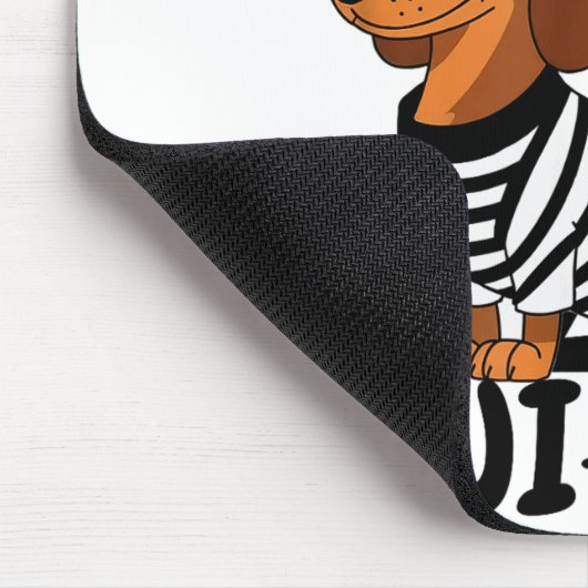 Tapis De Souris Oui-ner Dog Funny Dachshund Wiener Sausage Ween Do (Coin)