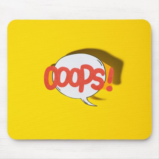 Tapis De Souris Oups ! (Devant)