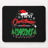 Tapis De Souris Our First Christmas Together 2021 1st Christmas (Devant)