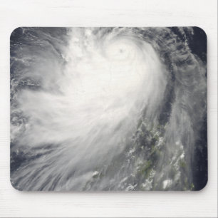 Tapis De Souris Ouragan Nuri au-dessus des îles philippines