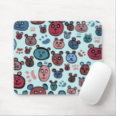 Tapis De Souris Ours (Avec souris)