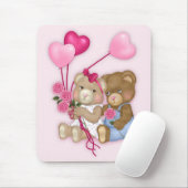 Tapis De Souris Ours amoureux (Avec souris)