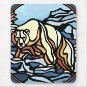 Tapis De Souris Ours Art Mousepad Élégant Faune Mousepad Cadeaux (Devant)