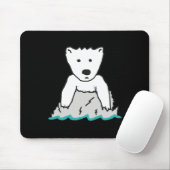 Tapis De Souris Ours blanc (Avec souris)