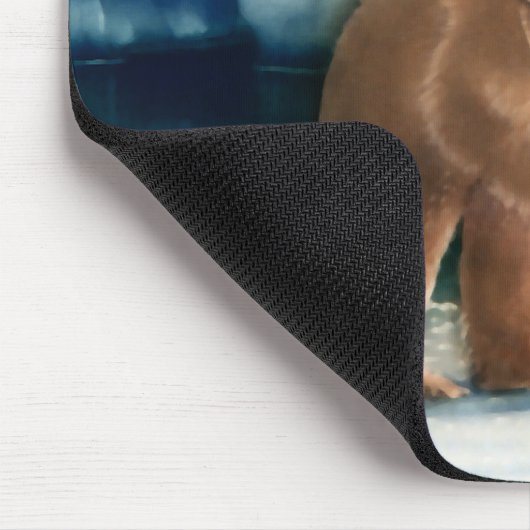 Tapis De Souris Ours blanc (Coin)