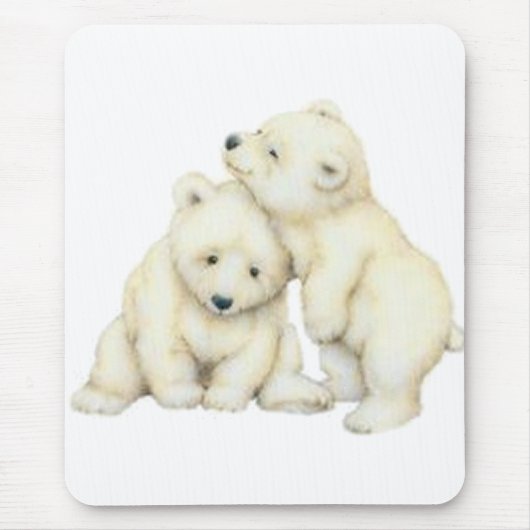 Tapis De Souris Ours blanc CUB (Devant)