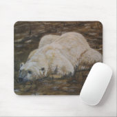 Tapis De Souris Ours blanc Mousepad (Avec souris)