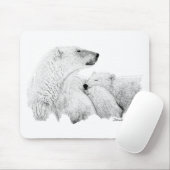 Tapis De Souris Ours blancs (Avec souris)