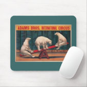 Tapis De Souris Ours blancs de cirque (Avec souris)