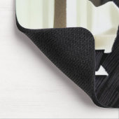 Tapis De Souris Ours Boire du café dans les bois (Coin)