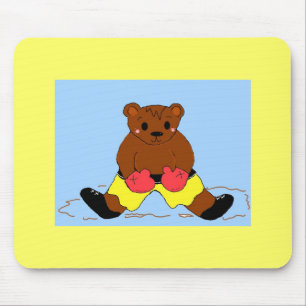 Tapis De Souris Ours boxeur