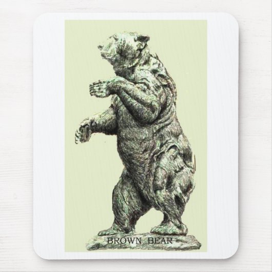 Tapis De Souris OURS BROWN Mousepad (Devant)