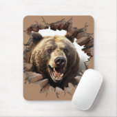 Tapis De Souris Ours Brun (Avec souris)