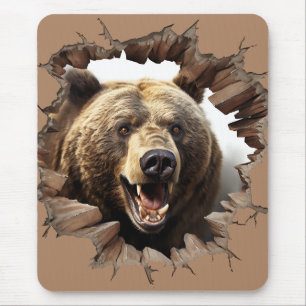 Tapis De Souris Ours Brun