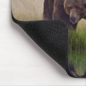Tapis de souris ours brun chasse (Coin)