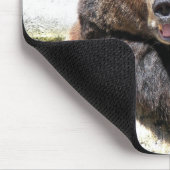 Tapis De Souris ours brun souriant (Coin)