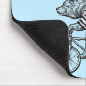Tapis De Souris Ours de bicyclette de ballon (Coin)