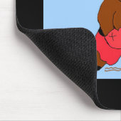 Tapis De Souris Ours de boîte en rouge (Coin)