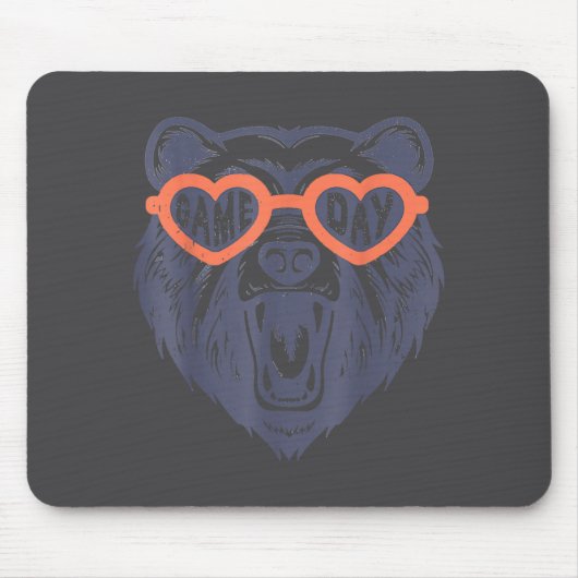 Tapis De Souris Ours de jour de match (Devant)