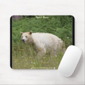 TAPIS DE SOURIS OURS DE KERMODE BLANC (ESPRIT) (Avec souris)