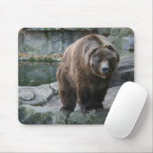 Tapis De Souris Ours de Kodiak Brown (Avec souris)