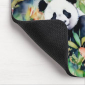 Tapis De Souris Ours de panda aquarelle (Coin)