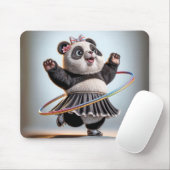 Tapis De Souris Ours De Panda Avec Hula Hoop (Avec souris)