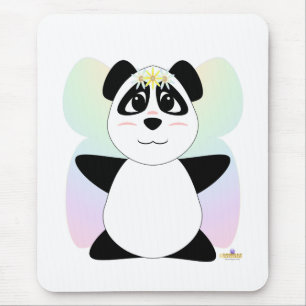 Tapis De Souris Ours De Panda Fée