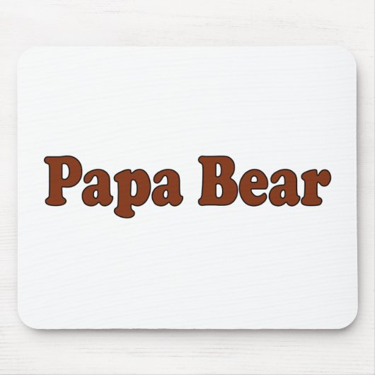 Tapis De Souris Ours de papa (Devant)