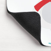 Tapis De Souris Ours d'hiver du patinage sur glace (Coin)