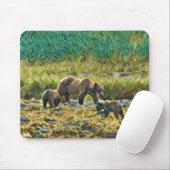 Tapis De Souris Ours en Alaska (Avec souris)