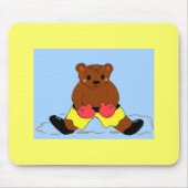 Tapis De Souris Ours en boîte (Devant)