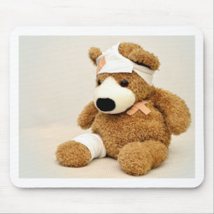 Tapis De Souris ours en peluche animal personnalisé