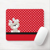Tapis De Souris ours en peluche mignon (Avec souris)