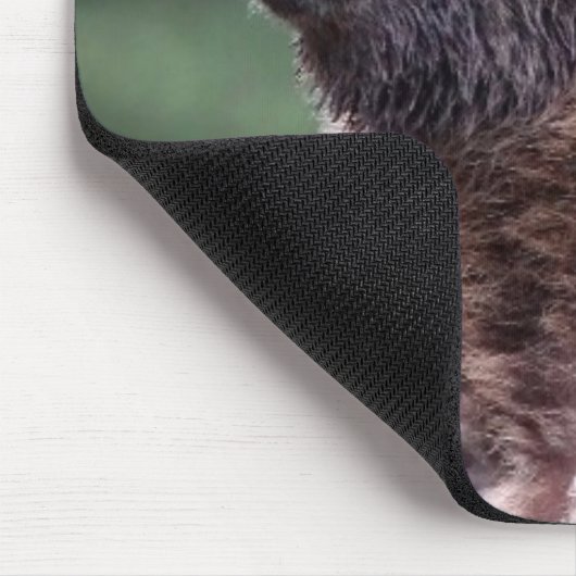 Tapis De Souris Ours gris debout (Coin)