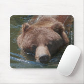 Tapis De Souris Ours grizzly (Avec souris)