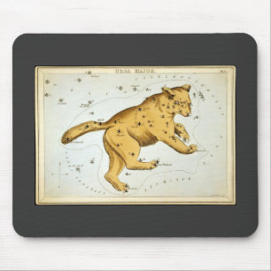 Tapis De Souris Ours majeur de l'Ursa vintage