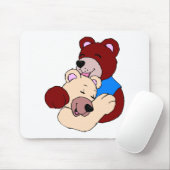 Tapis De Souris Ours Mignons (Avec souris)