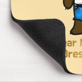 Tapis De Souris Ours Minimum Funky Office Pun Art (Coin)