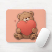 Tapis De Souris Ours mou (Avec souris)